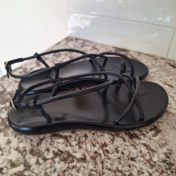 OluKai Black Women's Sandals - Picture 2 of 7